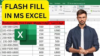 Excel Flash Fill Tutorial - Easy Data Cleaning for Beginners!