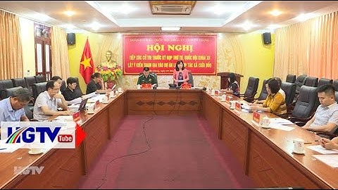 Đoàn ĐBQH khóa XV tỉnh HÀ Giang tiếp xúc cử tri - Ngày 4/10/2022