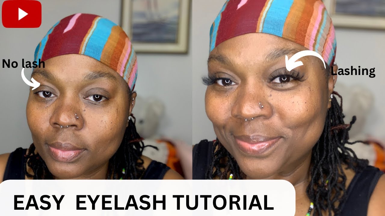 EASIEST EYELASH TUTORIAL EVER!! - YouTube