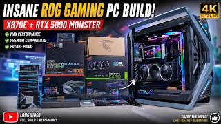 ASUS ROG ASTRAL MONSTER KING GAMING PC BUILD 2026 | AMD RYZEN 9 9950X3D + ROG RTX 5090 | ROG GR701 !