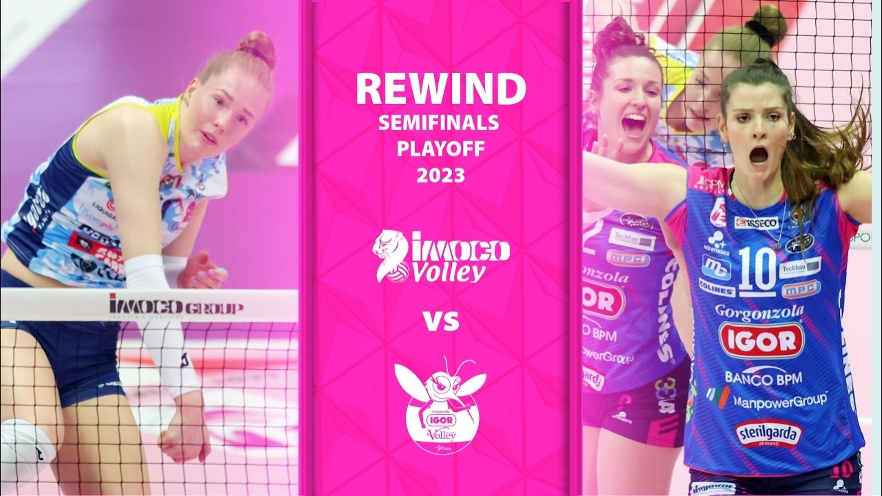 REWIND PLAYOFF 2023, Megarally Semifinal Game-1: Conegliano vs Novara | Lega Volley Femminile