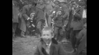 Egg Rolling At The White House (1902 Original Black & White Film)