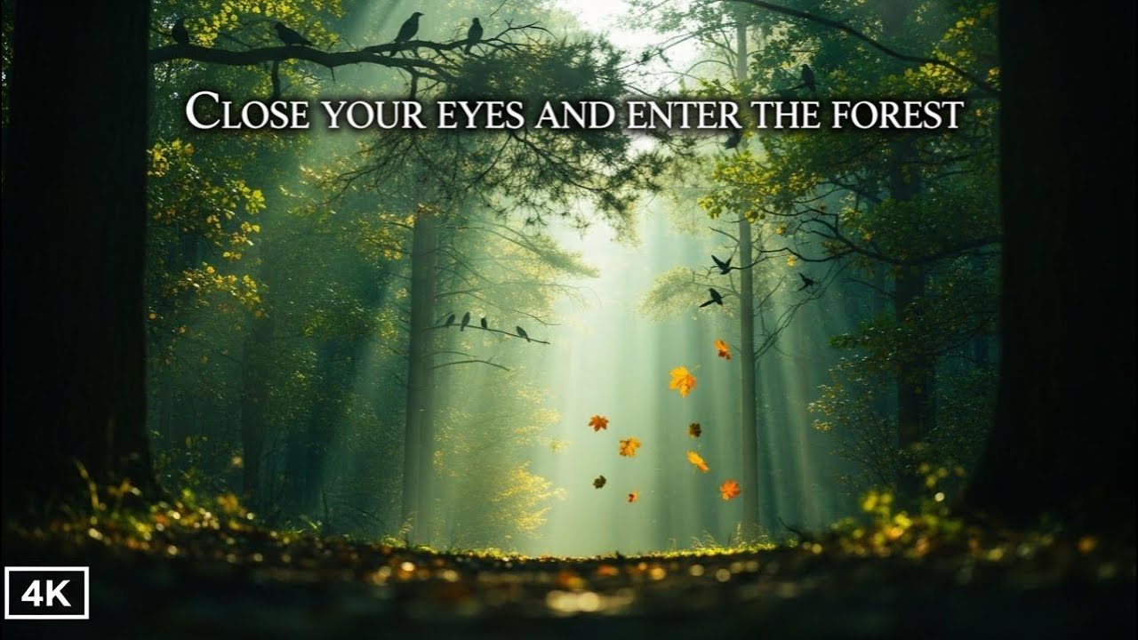Close Your Eyes & Enter the Forest 🌲 | Deep Relaxing Nature Sounds