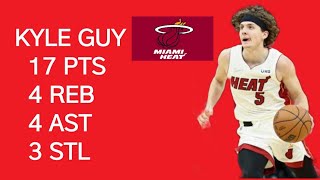 KYLE GUY HIGHLIGHTS 17 PTS, 4 REB, 4 AST, 3 STL VS. ROCKETS