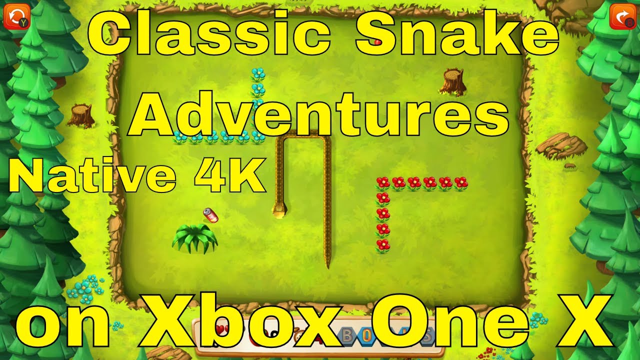 Classic Snake Adventures [Native 4K] on Xbox One X YouTube