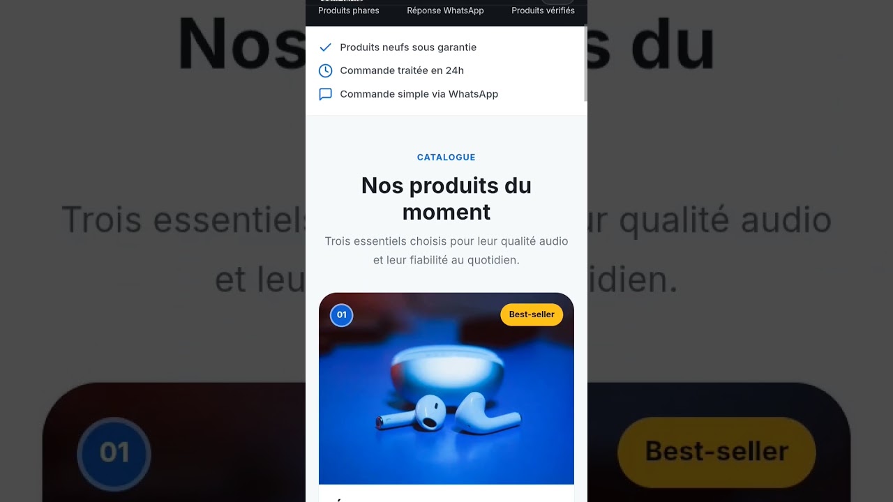 créer votre site web vitrine moderne, responsive et professionnel