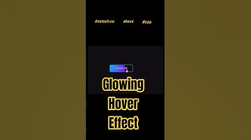 ✨How to Create Glowing Text Hover Effect using HTML & CSS | Animation Tutorial✨ #coding #shorts