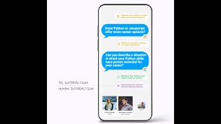 The 100mentors AI that leads to better use of Human Intelligence and Mentoring time. screenshot 5