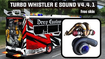 BUSSID TURBO WHISTLER ENGINE SOUND V4.4.1