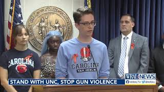 UNC students urge lawmakers to tighten gun laws