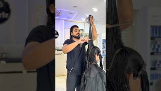 Perfect long layer haircut 💇‍♀️ | Long layer cut tutorial 😍 #shortsfeed #foryou #fypシ゚viral #fyp