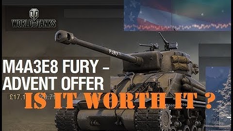 Gaming Bear Fury Christmas sale, M4A3E8 is it a good tank, is it worth it? WOT World of tanks