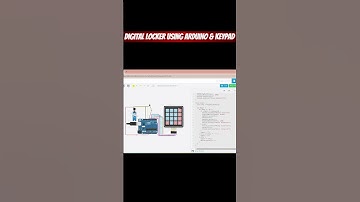 Digital Locker Using Arduino | Servo + Keypad | Thinkercad Simulation | 3Gen Techies