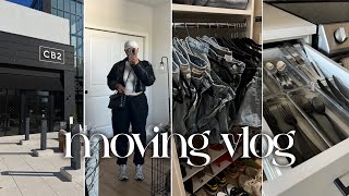 MOVING VLOG 02 : Settling In(kinda), Closet & Kitchen Organization, Apartment Haul, etc.