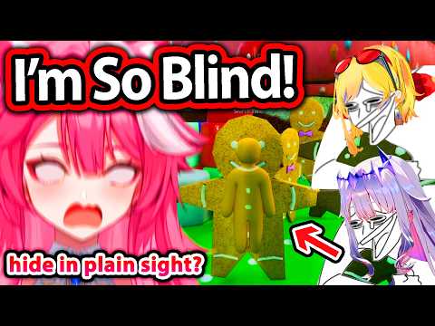 Biboo Outplays Raora multiple times by hiding in plain sight in Meccha Chameleon 【Hololive】