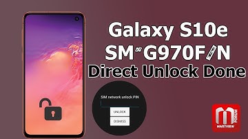 Samsung Galaxy S10e SM-G970F, SM-G970N Direct Network Unlock
