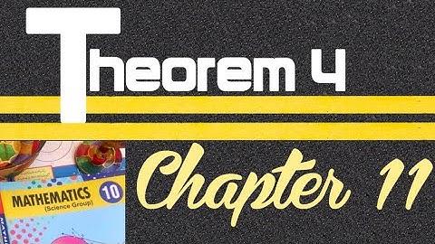 Class 10 | Theorem 4 | Chapter 11 | Chords and Arcs | #ilmiraaz