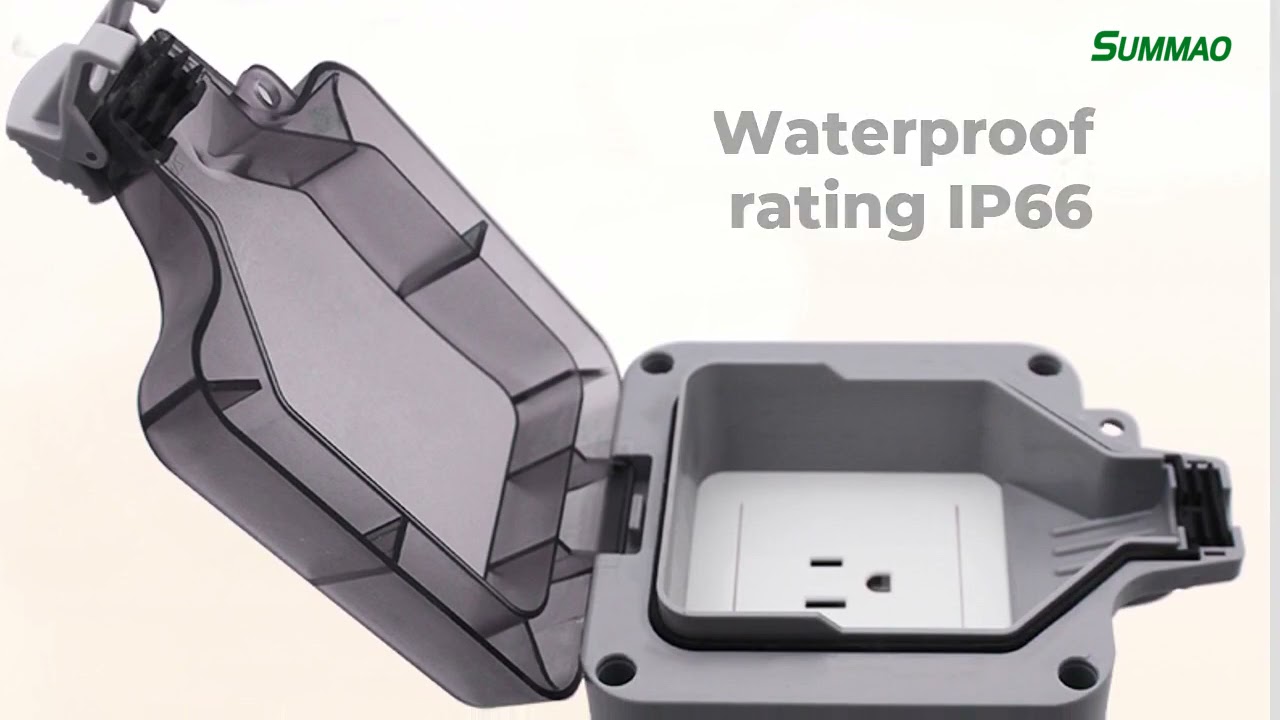 Outdoor special waterproof socket 