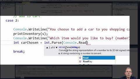 C# Car Store App 06 add to cart