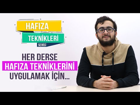 ÇOK SAYIDA 'ZİHİN SARAYI' NASIL HAZIRLARIZ ? (KONU VE DERS DERS) HAFIZA TEKNİKLERİ SERİSİ