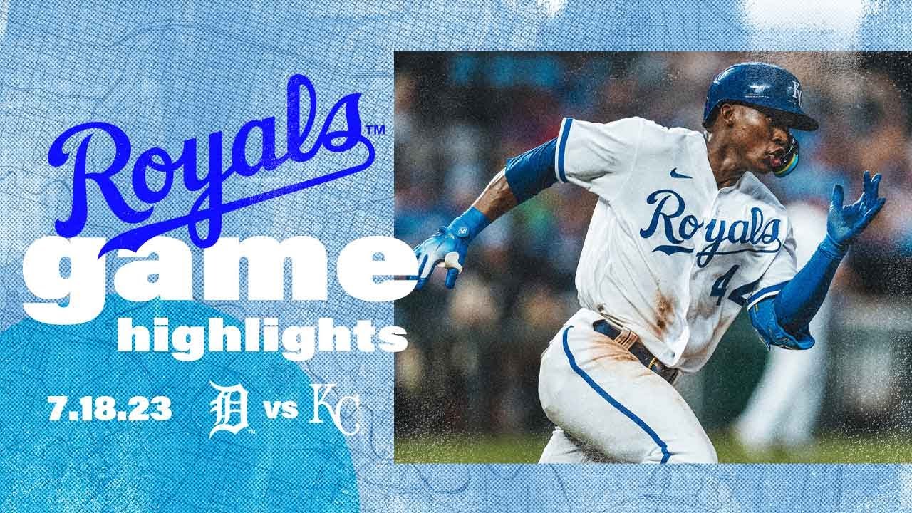 Blanco's Big Night  Royals Top Tigers 