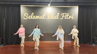 Download lagu SELAMAT IDUL FITRI Choreo by : Nani Bram || Demo || Line Dance ||