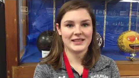 Black Hills senior Grace Gibbs finishes as the Cla...