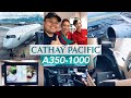 Ultimate Experience! Cathay Pacific A350-1000 Business Class CX 777 Hong Kong - Jakarta