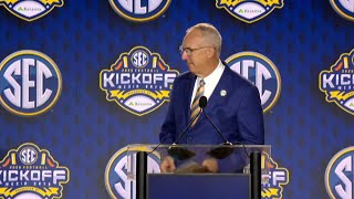 SEC: Ole Miss head coach Pete Golding at Media Days