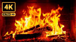 4K Fireplace Chill Lounge 🔥 Elegant Bossa Nova mixed with Roaring Fire Sounds for Evening Relaxation