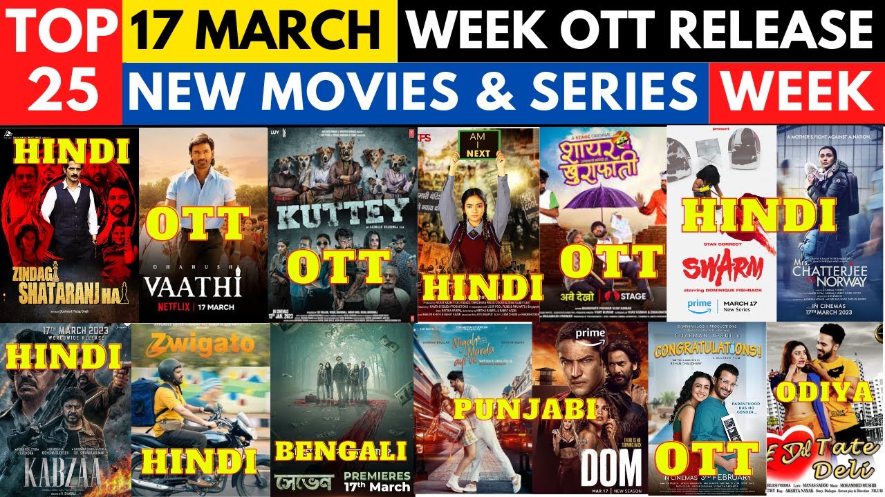 new ott release movies I 17 march I new on ott week @Netflix @PrimeVideoIN @ZEE5 @hotstarOfficial