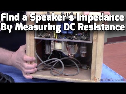 Find a Speaker&rsquo;s Impedance by Measuring DC Resistance
