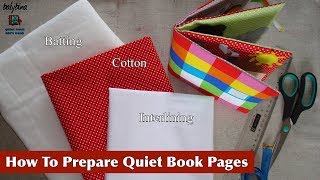 Quiet Book Binding TUTORIAL | Simple Way | Part ONE screenshot 2