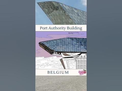 Port Authority Building (Port House), Antwerp, Belgium #coloring #art # ...