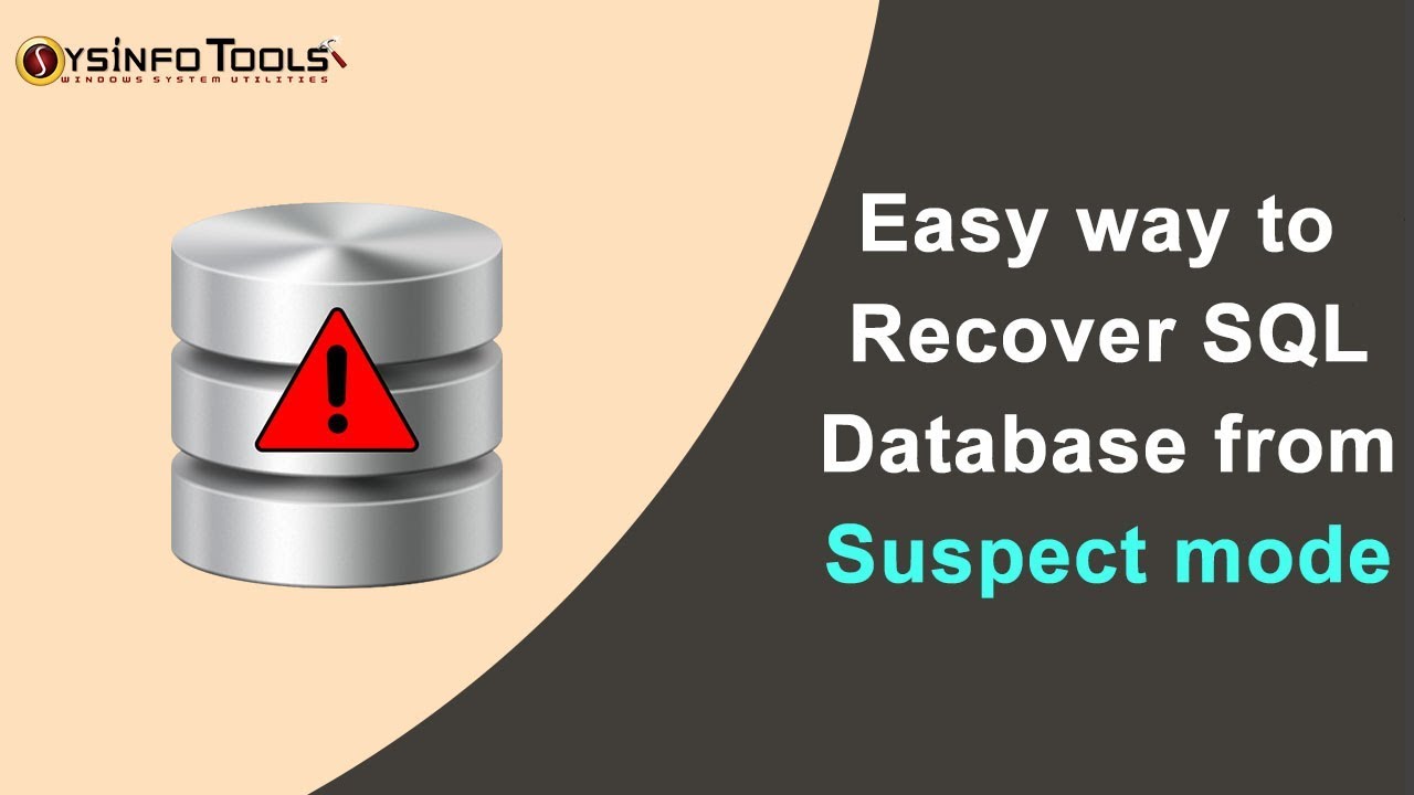 ⁣How to Recover SQL Database from Suspect/Emergency Mode