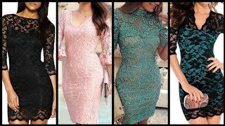 Designer Lace bodycon dress design ideas for ladies 2k20 - latest bodycon dresses for women 2020