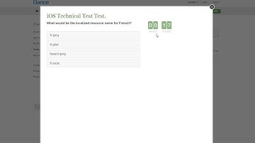 Elance iOS Development Test Answers 2015