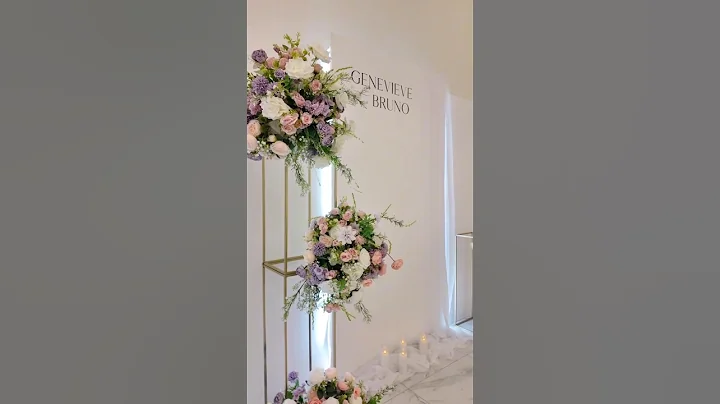 simple yet elegant décor  #foryou #fyp #shorts #wedding #event #birthday #decor #youtubeshorts #love