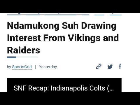 Las Vegas Raiders And Vikings Interested In Ndamukong Suh By Eric Pangilinan