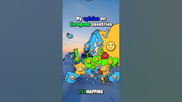 My opinion on European countries #capcut #europe #maps #mapping #onlyeducation #shorts #trending
