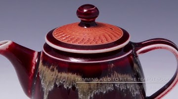 392. Trimming a Lid to Fit a Teapot Body with Hsin-Chuen Lin 林新春 壺身壺蓋配合修坯示範