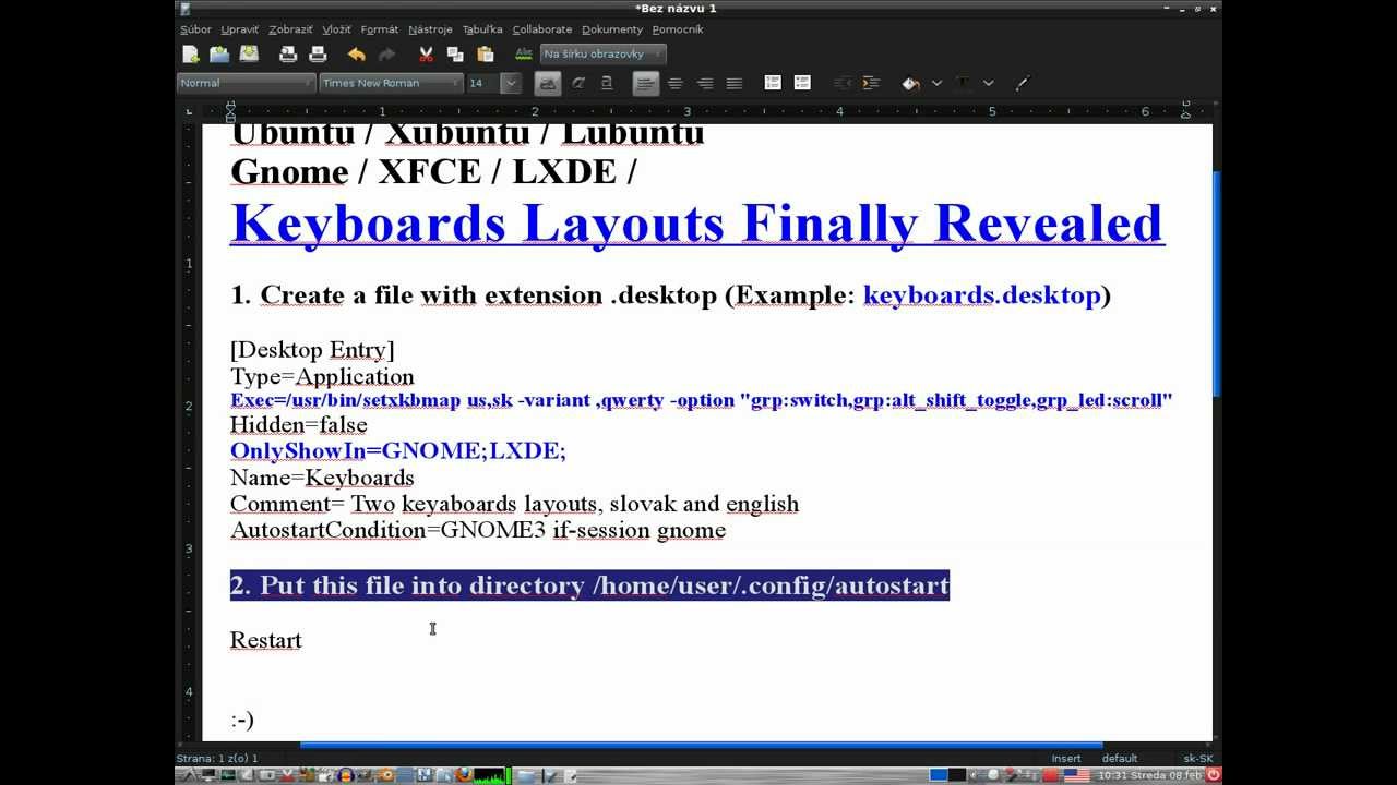 Linux Us Keyboard Layout Linux - start up - keyboard-layouts - finally revealed (sk, us) - YouTube