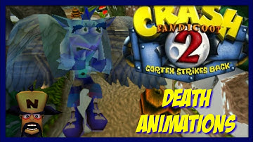 Crash Bandicoot 2: Cortex Strikes Back - Death Animations