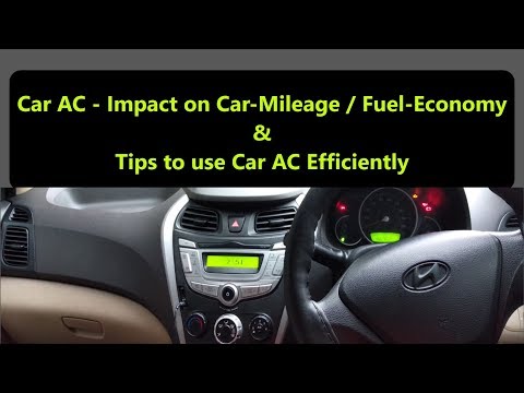 Car AC, Impact of Car AC on Car Fuel Economy, Car Mileage, Tips to increase car mileage,fuel economy