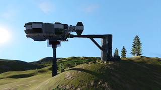 Elevated Support Platform Docking System - Space Engineers