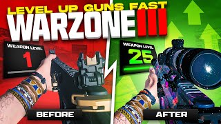 The FASTEST Way To Level Up Guns in Warzone 3!