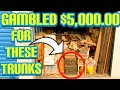 TIME CAPSULE we GAMBLED $5,000.00 for TRUNKS in 29 YEAR OLD storage wars abandoned storage