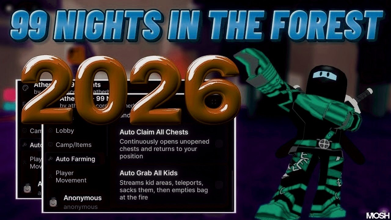 99 Nights In The Forest Script | 99 Nights In The Forest | Auto Night, INF ITEMS, Auto Farm