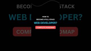 Complete Full Stack Web Development Roadmap 🚀 || #coding #roadmap #webdevelopment