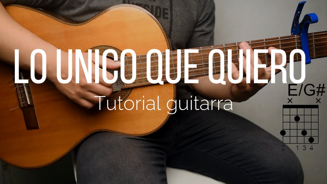 Lo Único Que Quiero | Marco Barrientos Ft. Marcela Gandara | Tutorial GUITARRA